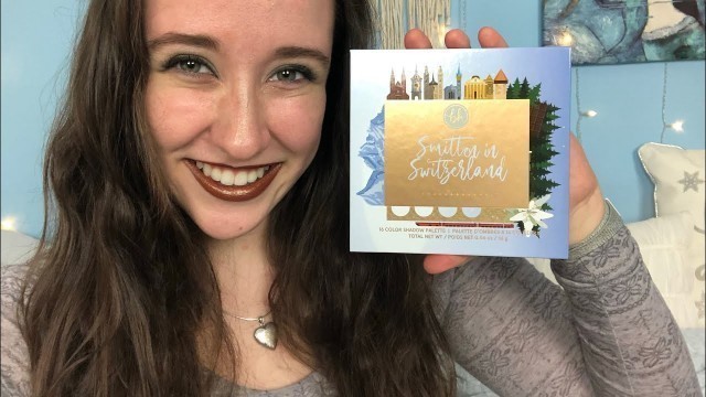 'B&H Cosmetics’ “Smitten in Switzerland” eyeshadow palette - testing and review'