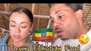 'My First Ethiopia Experience - My Reaction Trying Ethiopian Food For The First Time #ethiopia'