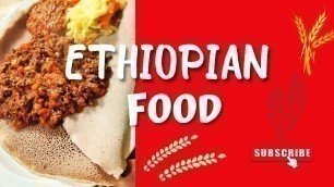 'Eating Ethiopian Food For The FIRST TIME. |  #Africanfood #Ethiopianfood #Injera'