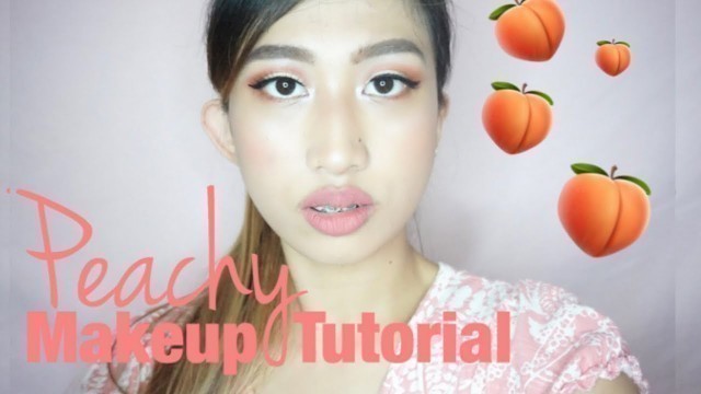 'Peachy Makeup Look ft. BYS Peach Palette | Janine del Mundo'