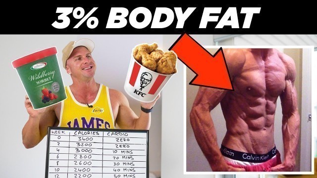 'HOW I GOT 3% BODY FAT! (Exactly what I did!)'