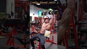 'Incline Shoulder Press Josef Rakich (WORKOUT) #workouts'