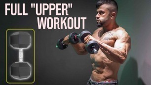 'UPPER BODY HOME WORKOUT (Dumbbell Only)'