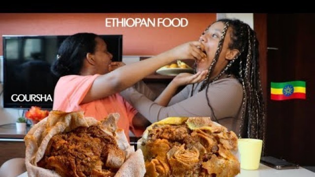 'Ethiopian Food Mukbang | Injera, Tibs Firfir, Doro Wot, Kitfo, Siga wot, Ethiopian cheese'