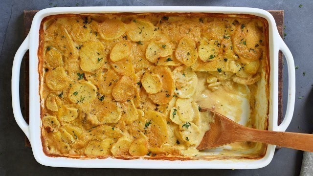 'Vegan Scalloped Potatoes | The Best Potato Gratin Recipe'