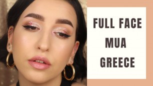 'ONE BRAND MAKEUP TUTORIAL : MUA GREECE || stayroylaaa'