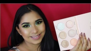 'NEW!!! ABH Cosmetics x Nicole Guerriero Glow Kit | Review + Swatches + Demo'