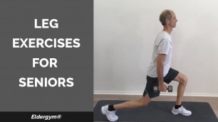 'Leg Exercises For Seniors, balance exercises for seniors, senior fitness, strength training'