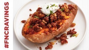 'Chorizo-Stuffed Sweet Potatoes | Food Network'