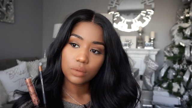 'Kylie Jenner Lip Kit Swatches on Brown Skin | TALKOFBEAUTY XOXO'