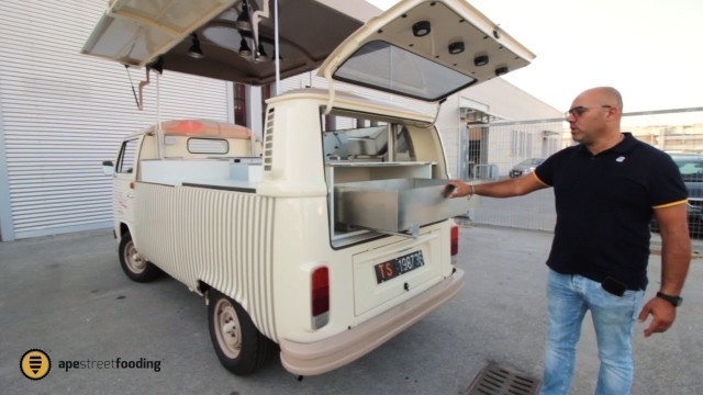 'Food Truck Voklswagen T2, dimostrazione funzionamento | apestreetfooding'