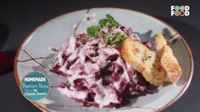 'Mummy Ka Magic | HomeMade Beetroot Pasta With Cheese Sauce Recipe | Amrita Raichand'