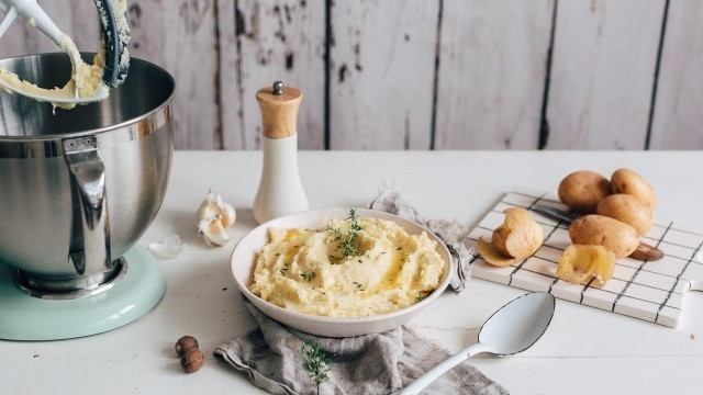 'Garlic mashed potatoes recipe - KitchenAid'