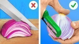 'Simple Tricks To Cut And Peel Your Food'