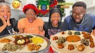 'NIGERIAN FAMILY TRIES ETHIOPIAN 