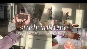 'Study with me + tips on how to study | *this will motivate you to study*'