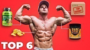 '6 Best Supplements to Build Muscle!'