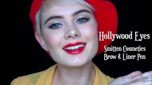 'Hollywood Eyes//Smitten Cosmetics//A Brush With Colour'