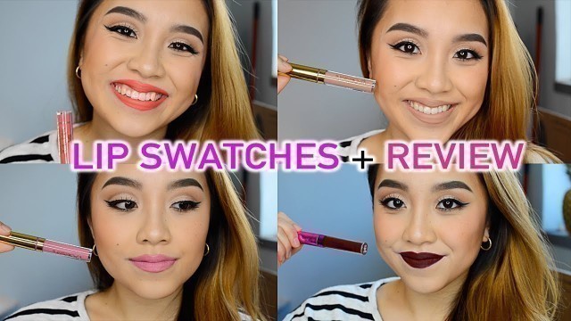 'LA Splash Cosmetics Lip Couture & Smitten Lip Tint REVIEW + LIP SWATCHES'