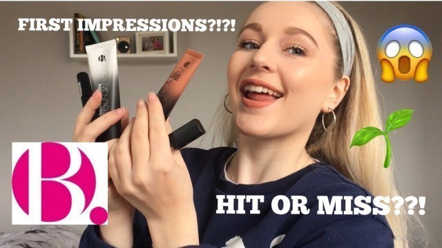 'FULL FACE OF FIRST IMPRESSIONS | B. COSMETICS | 100% VEGAN AND CRUELTY FREE'