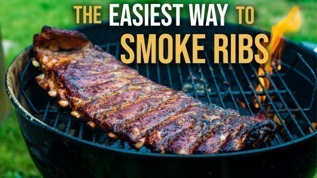 'How to Smoke Ribs on a Charcoal Grill (EASY!)'