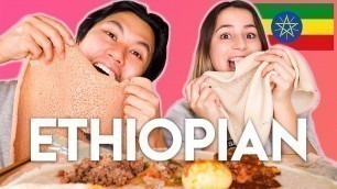 'Australian\'s First Time Trying Ethiopian Food Mukbang'