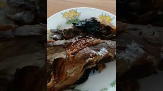 'Filipino Lunch Food/ Smoke Fish & Ginisang Munggo'