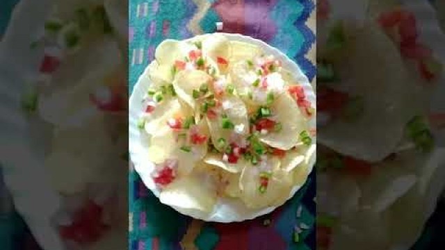 'Chips Chaat | Timepass snack ( 1 min easy snack) Mummy ka magic # Short ( By KFC) 