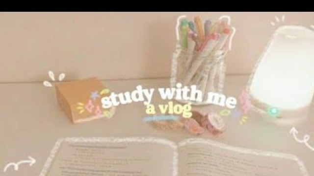 'study with me [study vlog] it will motivate'