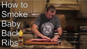 'How to Smoke Baby Back Ribs (no wrap) | Smoking-Meat.com'