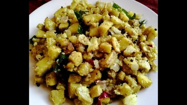 'சிறுகிழங்கு பொரியல்/Sirukilangu poriyal/chinese potato fry in tamil/OWN STYLE COOKING'