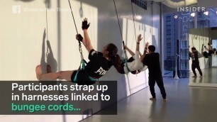 'Dancing with bungee cords is an amazing workout'