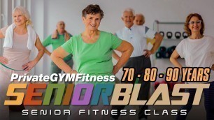 'Senior Fitness Workout Seated (W3, D2) BEGINNER | SENIORBLAST (FOLLOW ALONG!)'