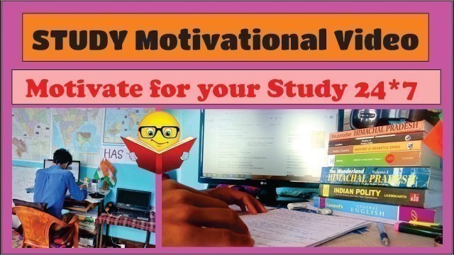 'STUDY Motivational Video | Motivate for your study 24*7 | Inspiring Story | Study with me'