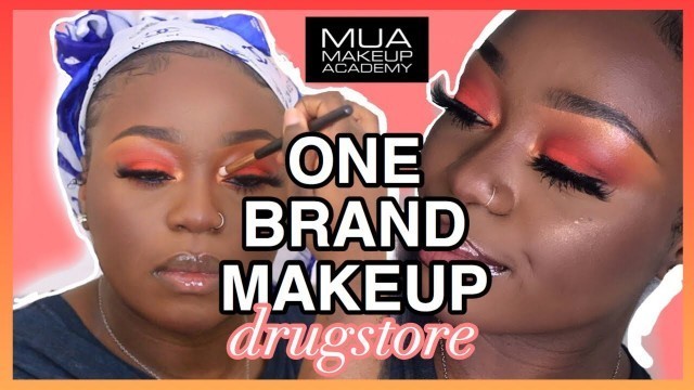 'ONE BRAND Makeup Tutorial ...MUA Cosmetics'