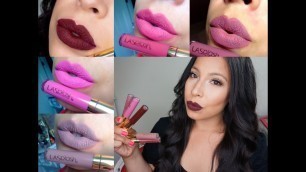 'LA SPLASH Cosmetics Lip Couture Smitten| Swatch,Review, & Demo | Ego86ful'