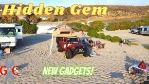 'Jeep Beach Camping, Gadgets, Food, Tips and Tricks - GarageCouple Vlog2'