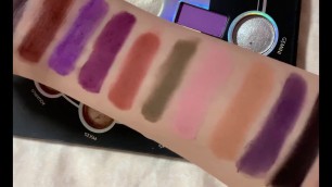 'Bh Cosmetics Zodiac Palette Swatches'