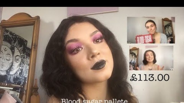 'Blood sugar review/makeup look/ Jeffree Star Cosmetics/ IM NOT A PROFESSIONAL!'