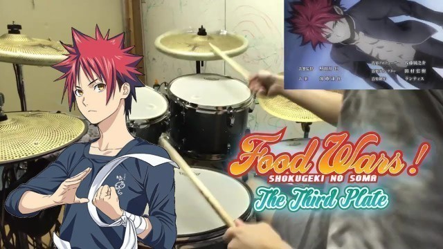 'Food Wars! The Third Plate OP 2 -【Symbol (シンボル)】by Luck Life - Drum Cover'