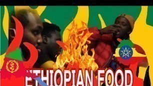 'HUNGRY AFRICANS EAT ETHIOPIAN FOOD AS A GROUP *Eat Fast*'