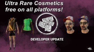 'Dead By Daylight| Developer update! Free ultra rare cosmetics for everyone! News!'