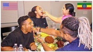 'American Friends Trying Ethiopian Food For THE FIRST TIME EVER'