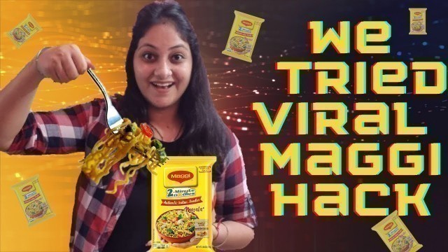 'WE TRIED THE VIRAL MAGGI HACK |  Will It Actually WORK ? Food Shots #shorts #foodshots'