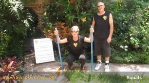 'Squats (Super Senior Fitness Exercise of the Week)'