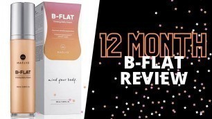 'MAELYS B-Flat 12 month REVIEW  / Firming belly cream review'