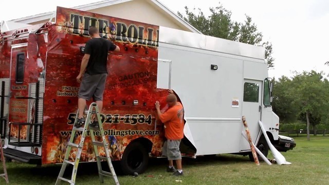 'The Rolling Stove - Food Truck - Vehicle Wrap by Signs-Stripes.com'