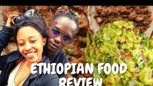 'ETHIOPIAN Food Tour & Review| Injera + Goat Meat in Nairobi 