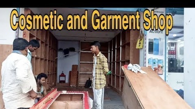 'Garment and cosmetics shop making | shop Rack and counter making'