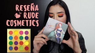 'PROBANDO PALETA RUDE COSMETICS'